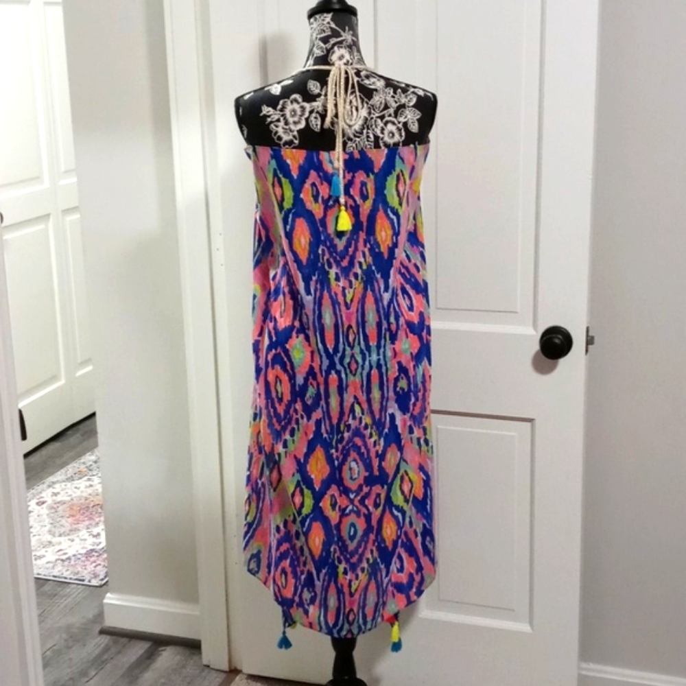 🦄VERY HTF Lilly Pulitzer🦄 - Gypsy Jungle Beach Cover-Up Dress - Picture 2 of 16